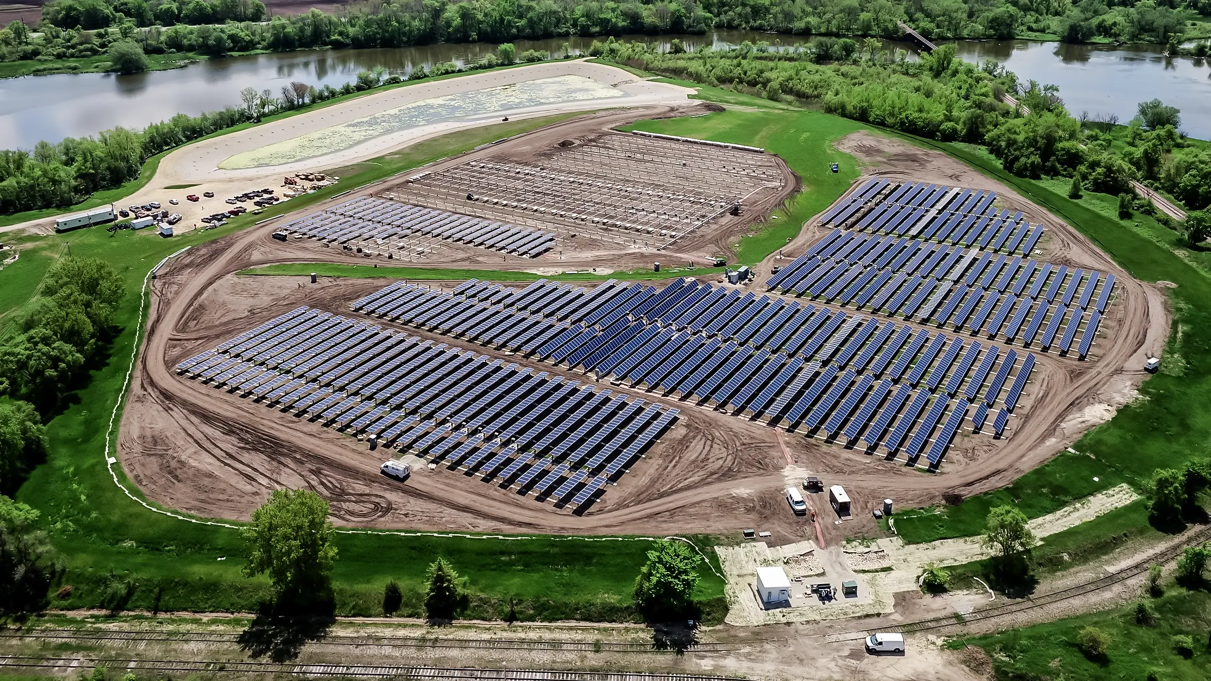 Large solar farm